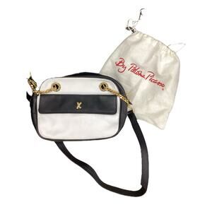 Vintage Paloma Picasso Purse/ Shoulder Bag Women’s Mint Condition Leather B&W